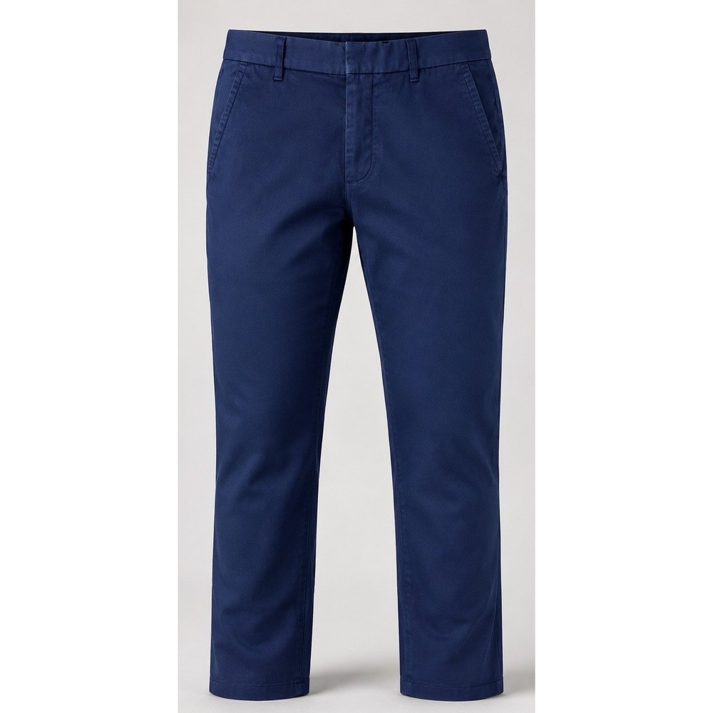 Bonobos Mens Weekday Warrior Pants 33x34 Athletic Fit Navy Blue Stretch Chino
